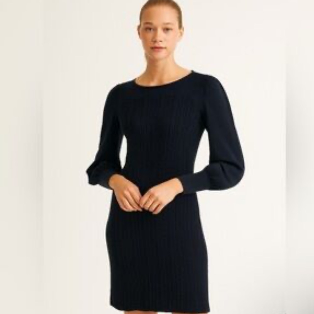 Ralph Lauren Dark Blue Long Sleeve Dress